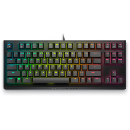 Clavier Gaming Alienware AW420K Compact QWERTY avec Rétroéclairage RVB