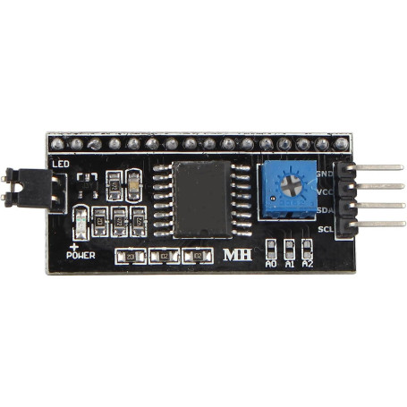 Module I2C LCD 1602 pour Arduino - Interface Série 5V HALJIA