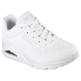Baskets Femme Skechers Uno Stand Air en Durabuck Blanc