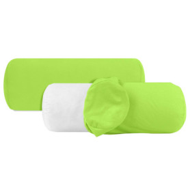 Lot de 2 Taies d'Oreiller en Coton Jersey - Vert Pomme - Confort Élastique