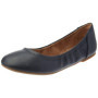Ballerines Plates Femme en Similicuir Bleu Marine - Amazon Essentials