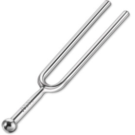 Diapason en Acier Inoxydable A440 Hz avec Chiffon et Sac de Rangement