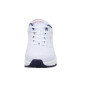 Baskets Femme Skechers Uno Stand Air - Blanc Durabuck avec Détails Navy et Rouge