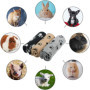 Ensemble de Couvertures Douces pour Animaux de Compagnie - Imprimé de Pattes - 3 pièces