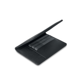 GAMBC Étui de Voyage en Cuir Noir avec Protection RFID pour Passeport et Cartes