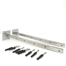 Bras d'Étendoir Mural en Acier Inoxydable - Support Séchoir Résistant