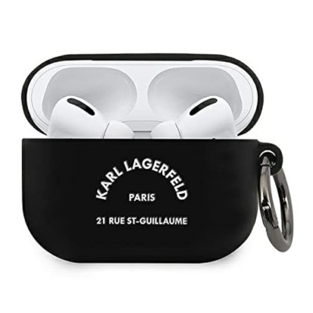 Coque en Silicone Karl Lagerfeld pour AirPods Pro - Noir