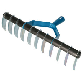 Râteau de coupe KOTARBAU 345 mm pour éliminer mousse et feutre de gazon