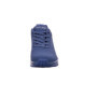 Skechers Femme Uno Stand Air - Sneakers à Lacets Confortables en Mesh Bleu