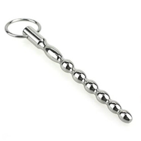 Sonde Urétrale avec Plug Pénien et Anneaux Ajustables - Bondage Masters