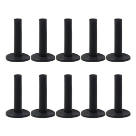 DONGKER Lot de 10 Tees de Golf en Caoutchouc - 3 Tailles Mixtes pour Entraînement