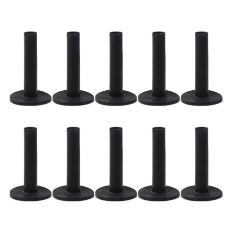 DONGKER Lot de 10 Tees de Golf en Caoutchouc - 3 Tailles Mixtes pour Entraînement