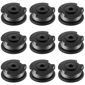 Lot de 9 bobines de fil de rechange pour débroussailleuse Bosch EasyGrassCut