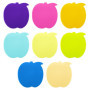 Lot de 560 Feuilles Autocollantes en Forme de Pomme - Notes Colorées Super Adhésives