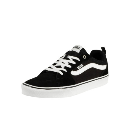 Baskets Vans Filmore Homme en Suède et Toile Noir et Blanc