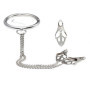 Collier Chromé avec Pinces à Tétons - Bondage Masters