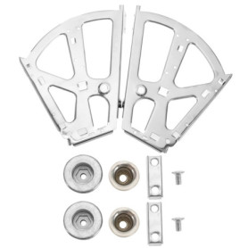 Charnières en Acier Inoxydable pour Armoire à Chaussures - Lot de 2