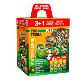 JBL Proterra Menu pour Tortues Terrestres 250ml - Mix Varié 3+1