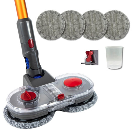 Ensemble Tête de Balai Multifonction pour Dyson V11 V10 V8 V7 avec Réservoir d'Eau