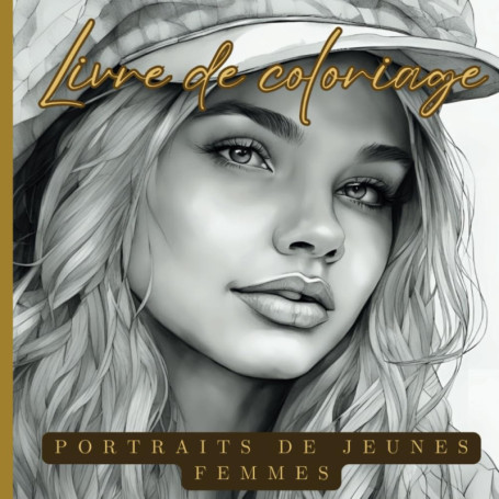 Livre de Coloriage Portraits de Femmes - Créativité et Détente