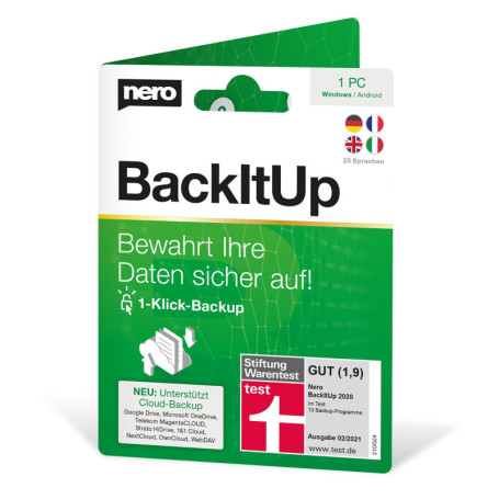 Nero BackItUp - Logiciel de Sauvegarde Automatique pour Windows