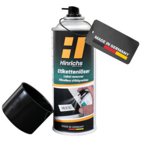 Spray Détachant Étiquettes Hinrichs 400 ml - Élimine Résidus de Colle sur Toutes Surfaces