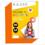 Papier A4 Couleur Orange 80g - 250 Feuilles pour Imprimante et Loisirs Créatifs