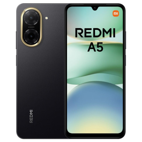 XIAOMI Redmi A5 Smartphone 4+128 Go Noir avec Double Caméra AI 32 MP