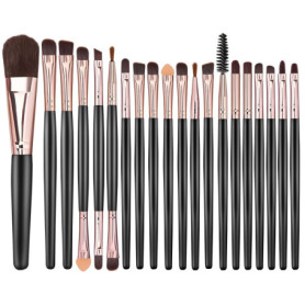 Kit de 20 Pinceaux de Maquillage Professionnels - Idéal pour Débutants et Experts