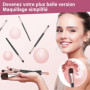 Kit de 20 Pinceaux de Maquillage Professionnels - Idéal pour Débutants et Experts