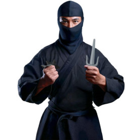Set Ninja 5 Pièces avec Dague - Accessoire Costume Guerrier Japonais
