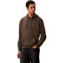 Hoodie Monogram Calvin Klein en Grey Beluga pour Homme