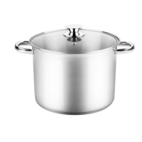 Faitout VIER en Acier Inox 20 cm - 6,3 L avec Poignées Rivetées
