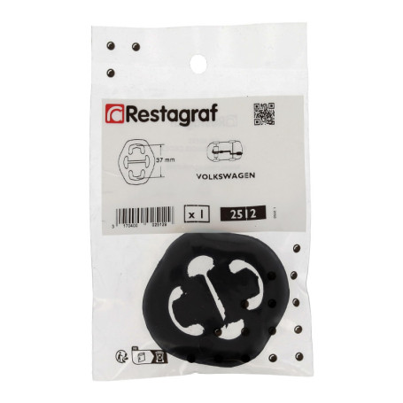 Silent Bloc d'Échappement Restagraf - Support Antivibratoire 57 mm pour Volkswagen