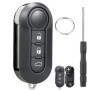 Coque de Clé de Voiture pour Fiat et Lancia - Remplacement 3 Boutons