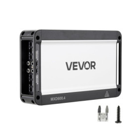 Amplificateur Audio Voiture VEVOR 4 Canaux 420W - Son Clair et Puissant