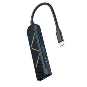 HUB USB-C Prendeluz avec 2 Ports USB-A et Sortie HDMI