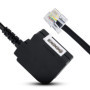 Adaptateur TAE vers RJ11/RJ14 BIGtec - Câble Téléphone 0,2 m Noir