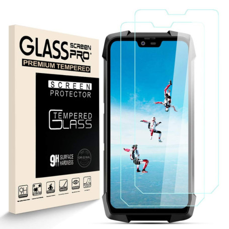 Verre Trempé HJX pour Blackview BV9700 Pro - Lot de 2 Protecteurs d'Écran