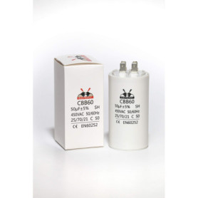 Condensateur de moteur 50uF 450V CA - Electrofit SRL