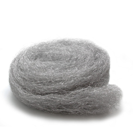 Paille de Fer Clario n° 2 - Rouleau de 200g pour Ponçage Bois et Métal