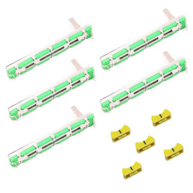 Pack de 5 Potentiomètres Fader B103 10K Ohm 75mm pour Mixeur