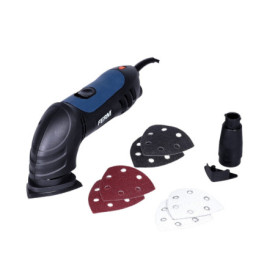 Ponceuse Delta FERM 280W avec 3 Papiers Abrasifs