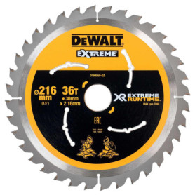 Lame de Scie Circulaire DeWalt XR 216 mm - Performance Optimale