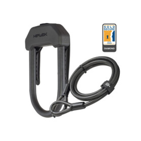 Antivol en U Hiplok DX Plus avec Câble de Sécurité