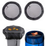 Set de 2 Filets Anti Moustiques et Filtre pour Eau de Pluie - 80 cm