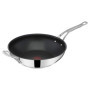 Poêle Wok Tefal Jamie Oliver 28 cm en Acier Inoxydable avec Revêtement Antiadhésif