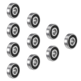 Pack de 10 Roulements Miniatures 6200-2RS à Double Étanchéité