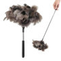 Plumeau télescopique en plumes d'autruche - Nettoyage facile et efficace