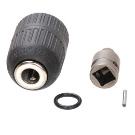 Mandrin de Perçage Sans Clé Carkio avec Adaptateur 1/2" pour Forets de 2 à 13 mm